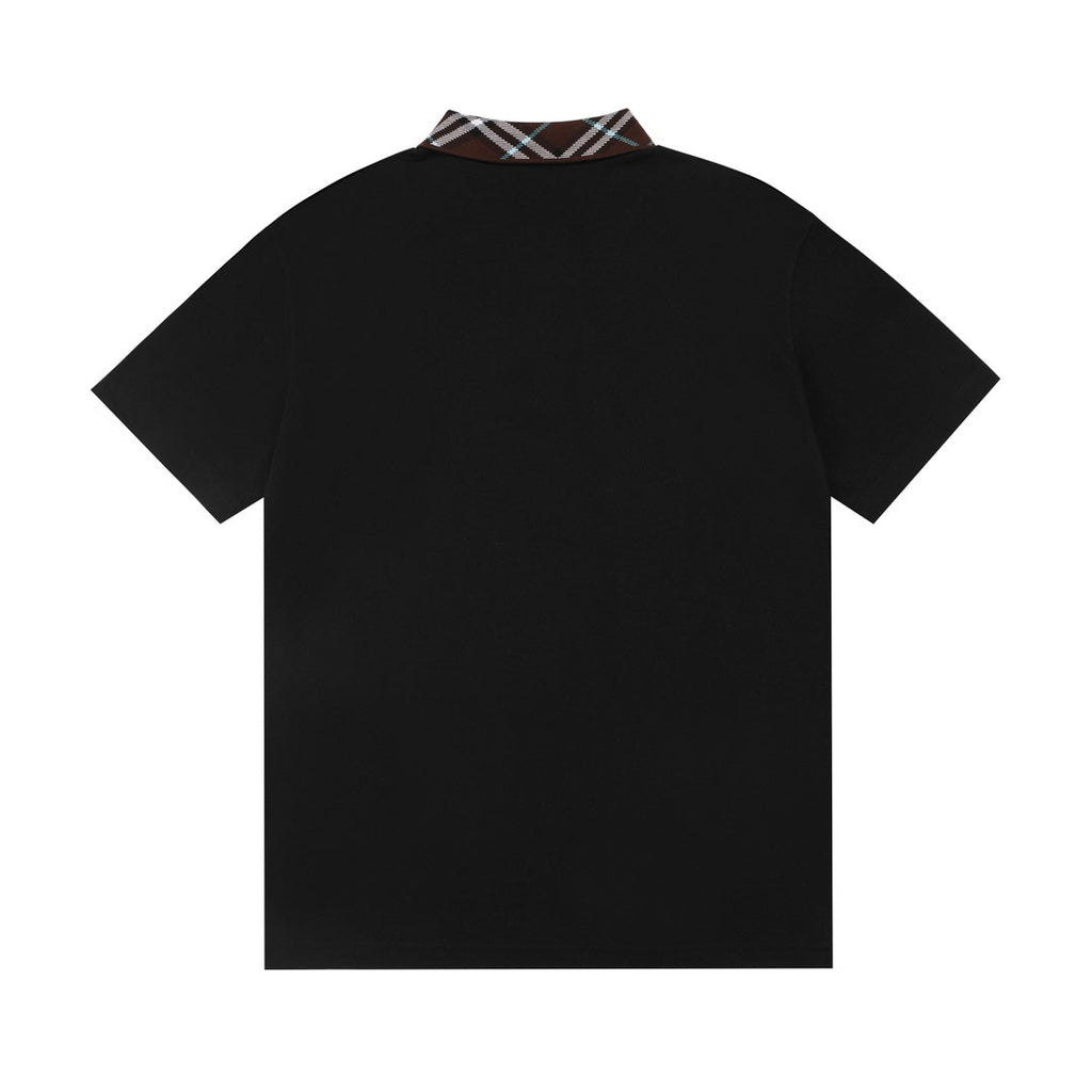 Lapel Cotton Polo Shirt