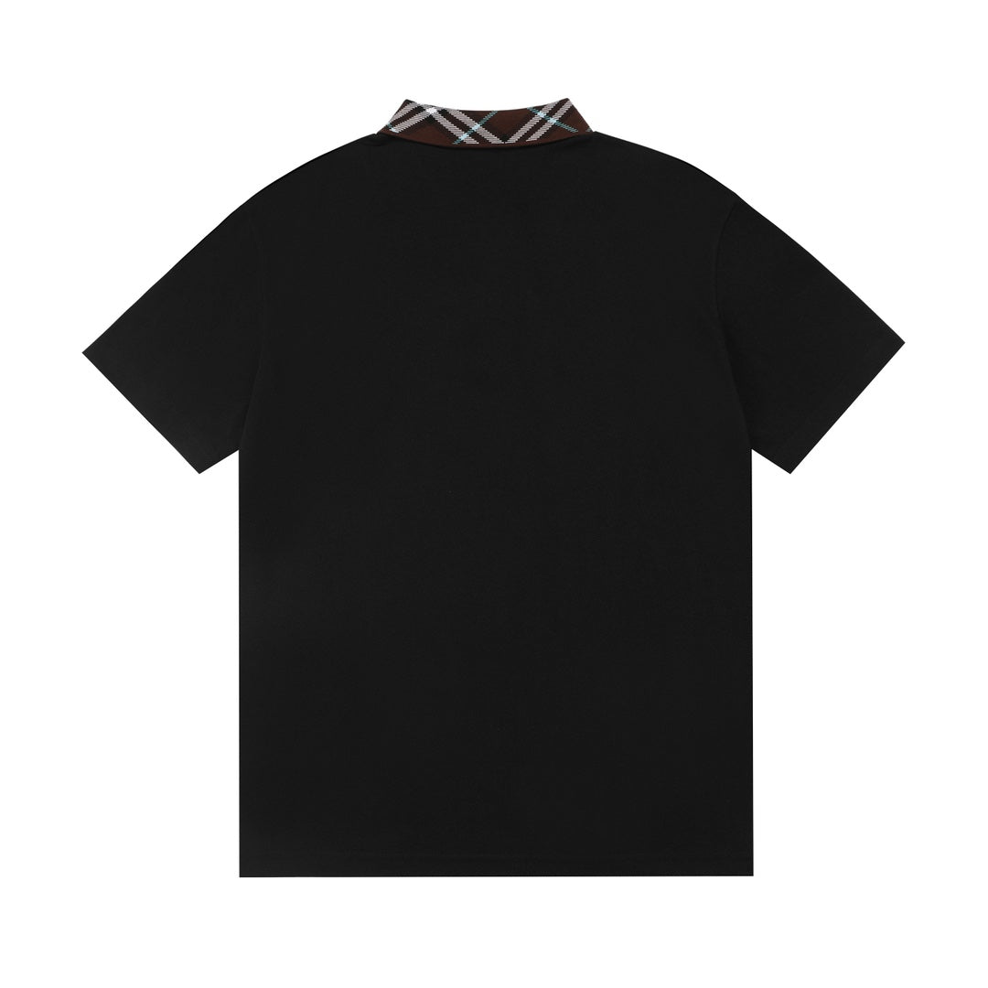 Lapel Cotton Polo Shirt