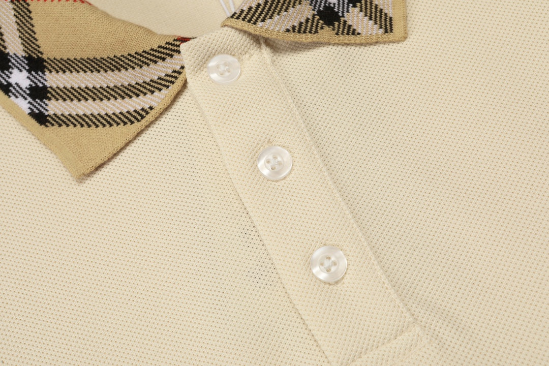 Lapel Cotton Polo Shirt