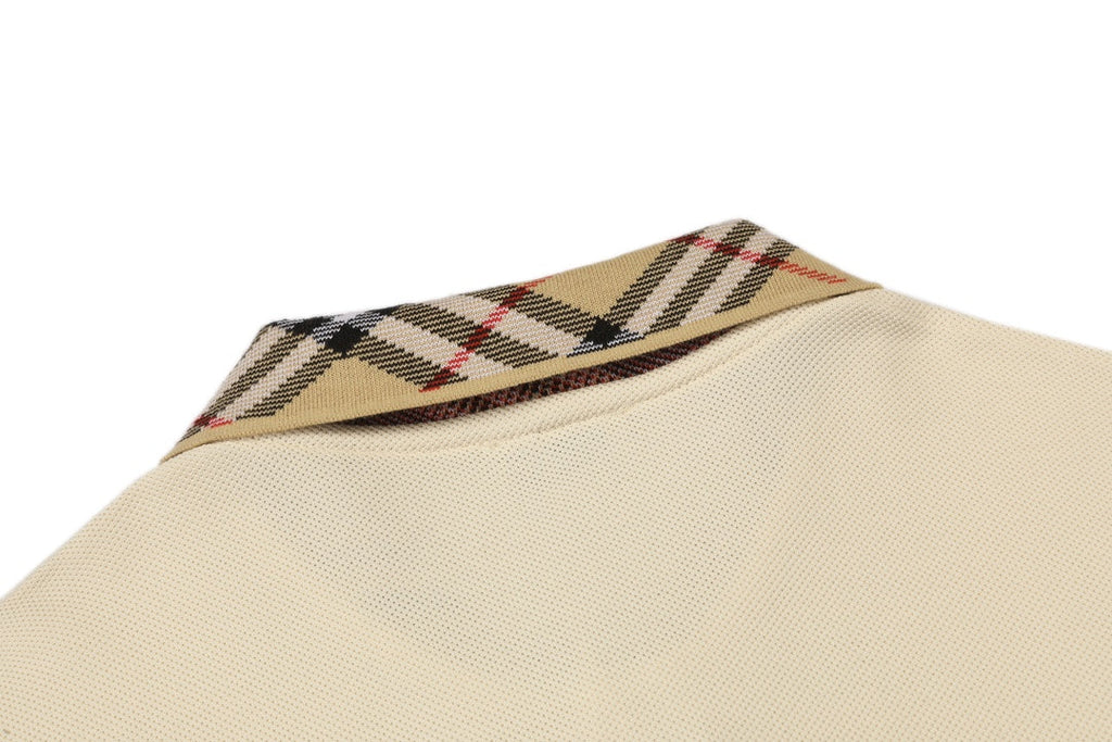 Lapel Cotton Polo Shirt