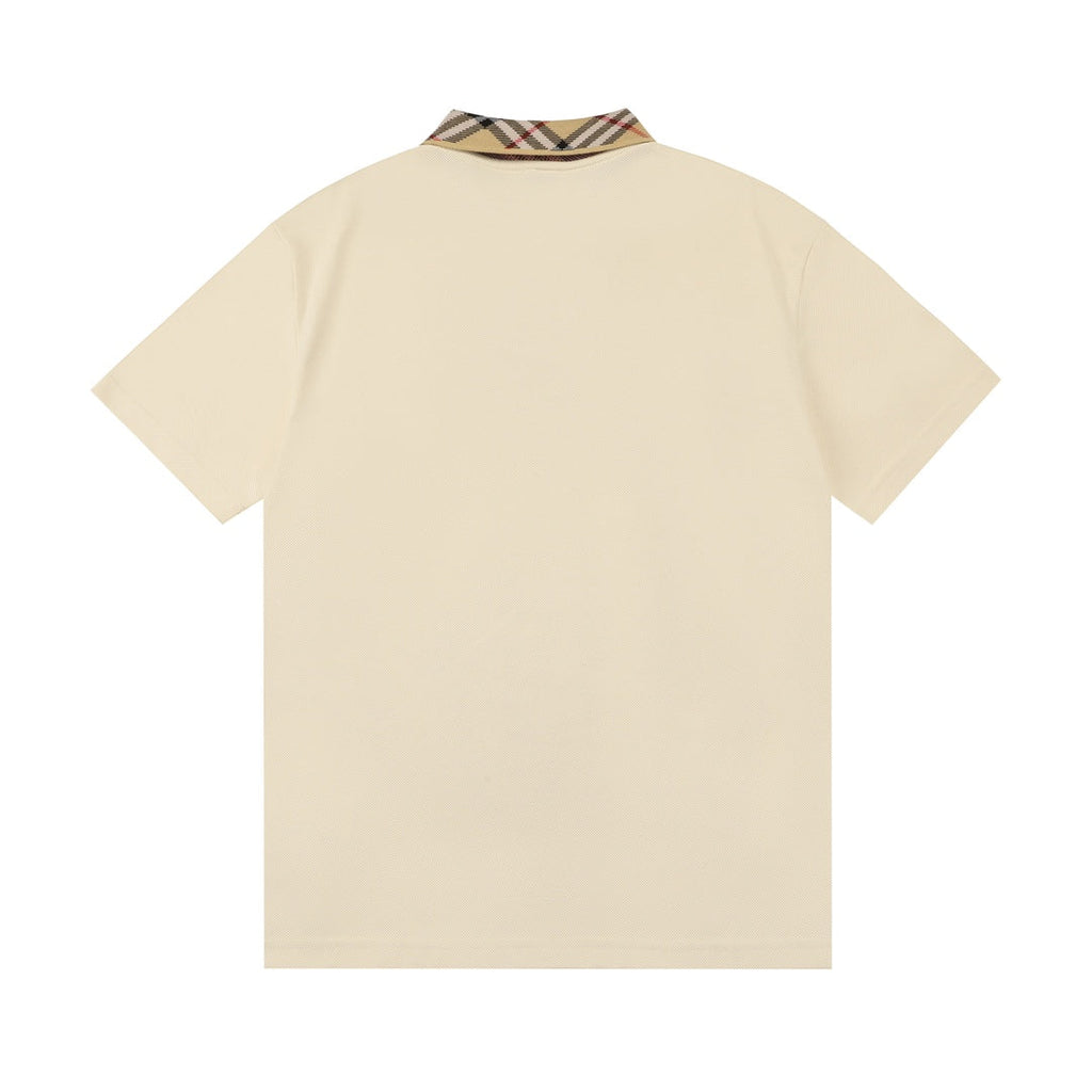 Lapel Cotton Polo Shirt