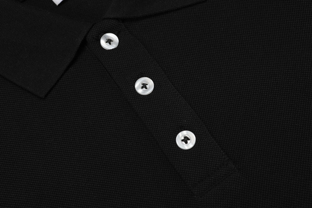 Simple cotton polo shirt