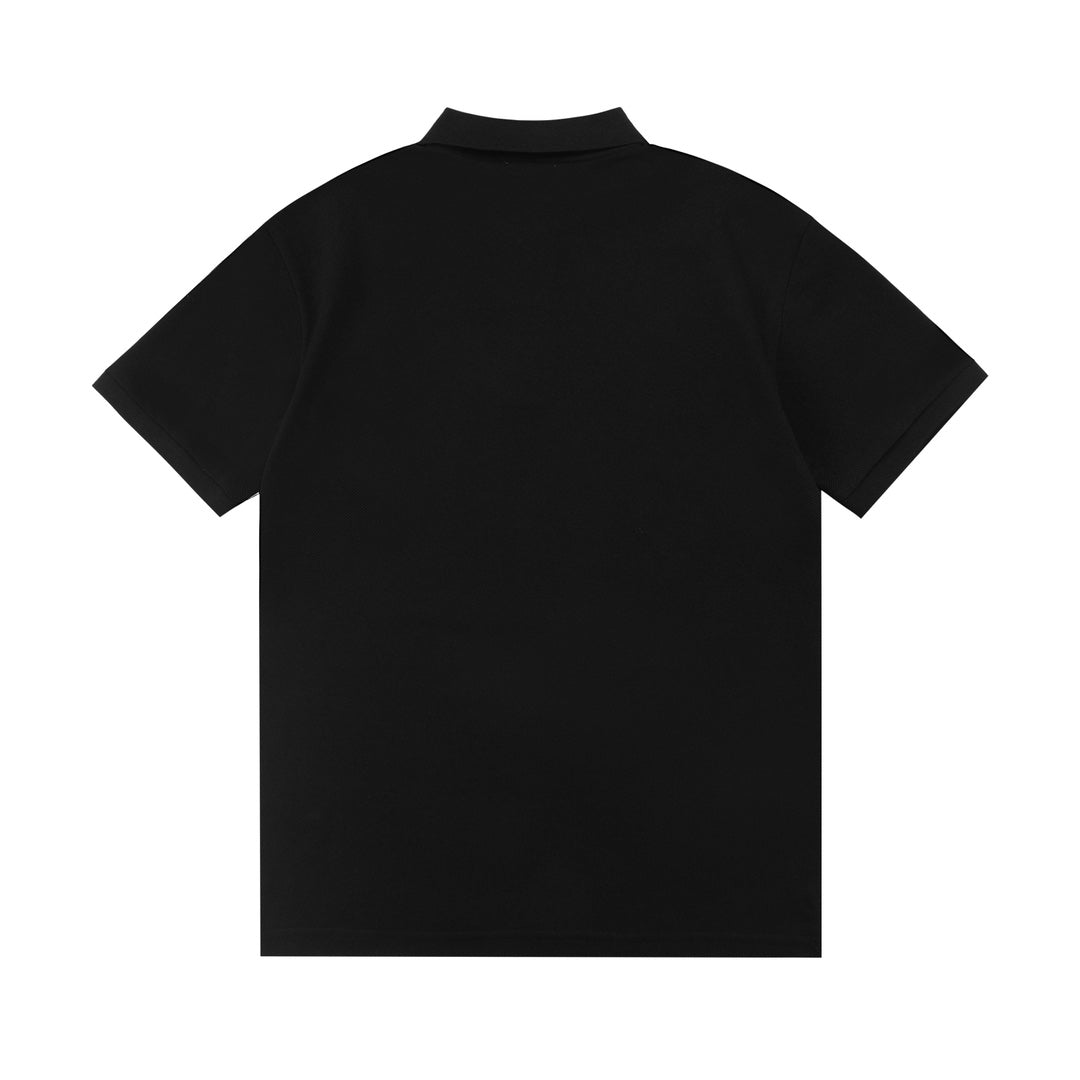 Simple cotton polo shirt