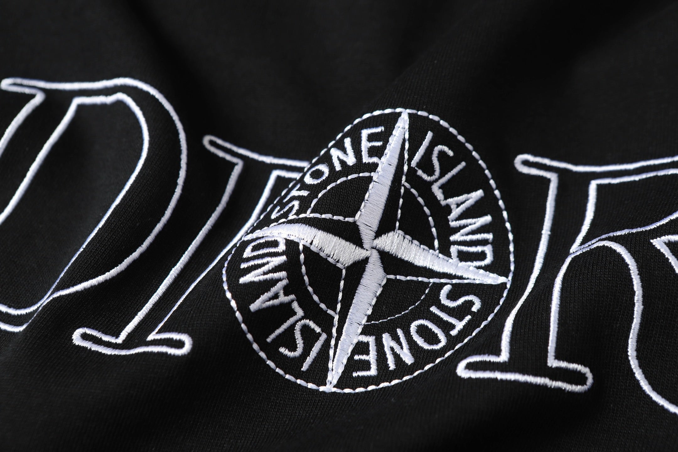 Embroidered cotton T-shirt