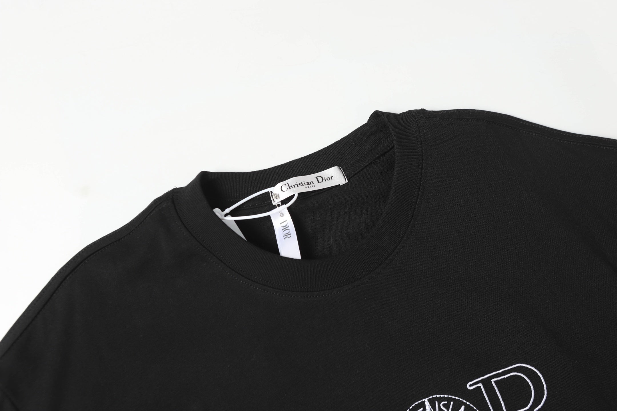 Embroidered cotton T-shirt