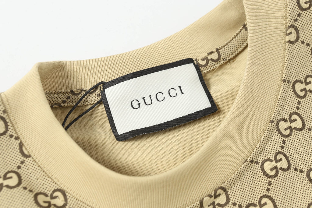 Jacquard rhinestone T-shirt