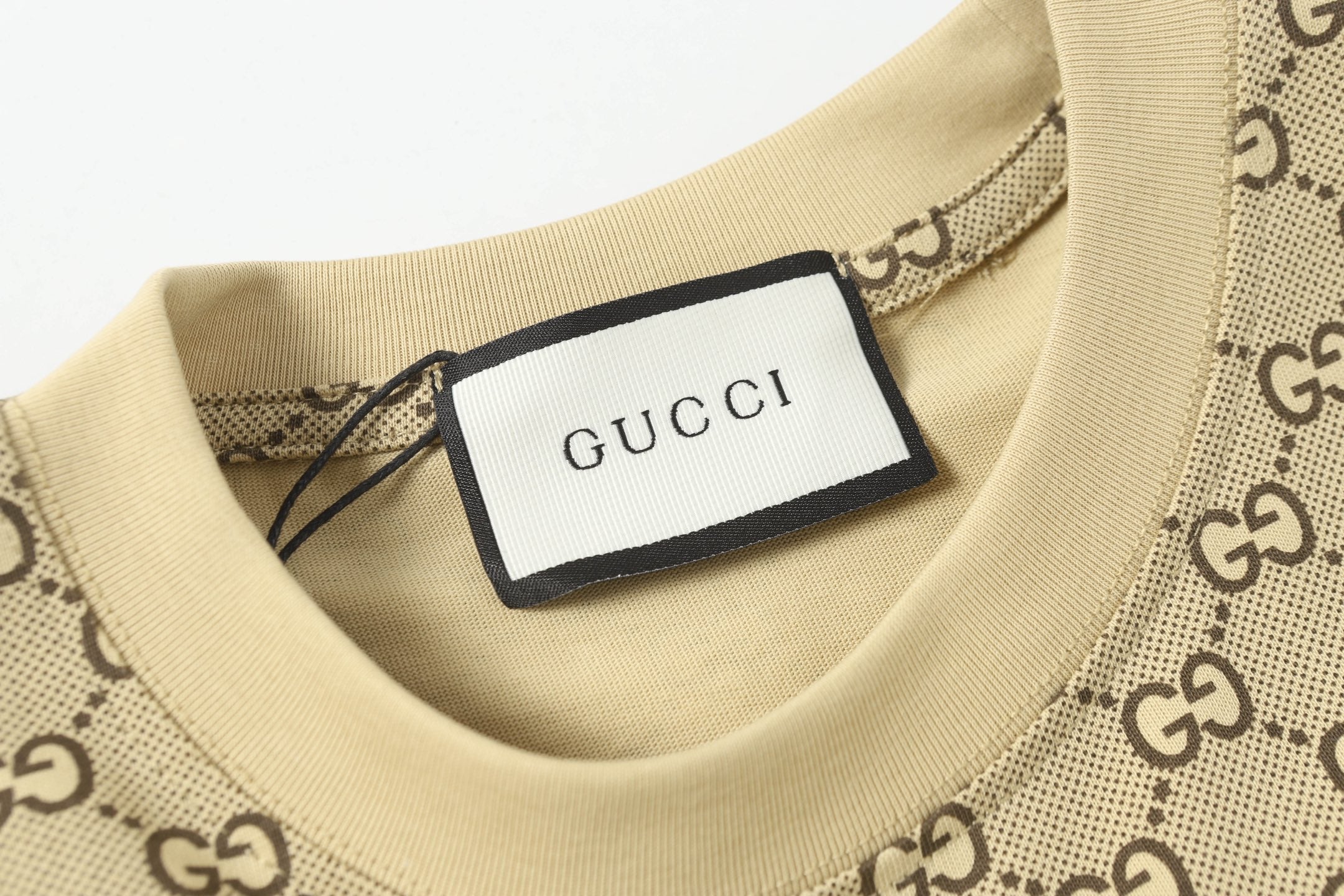 Jacquard rhinestone T-shirt