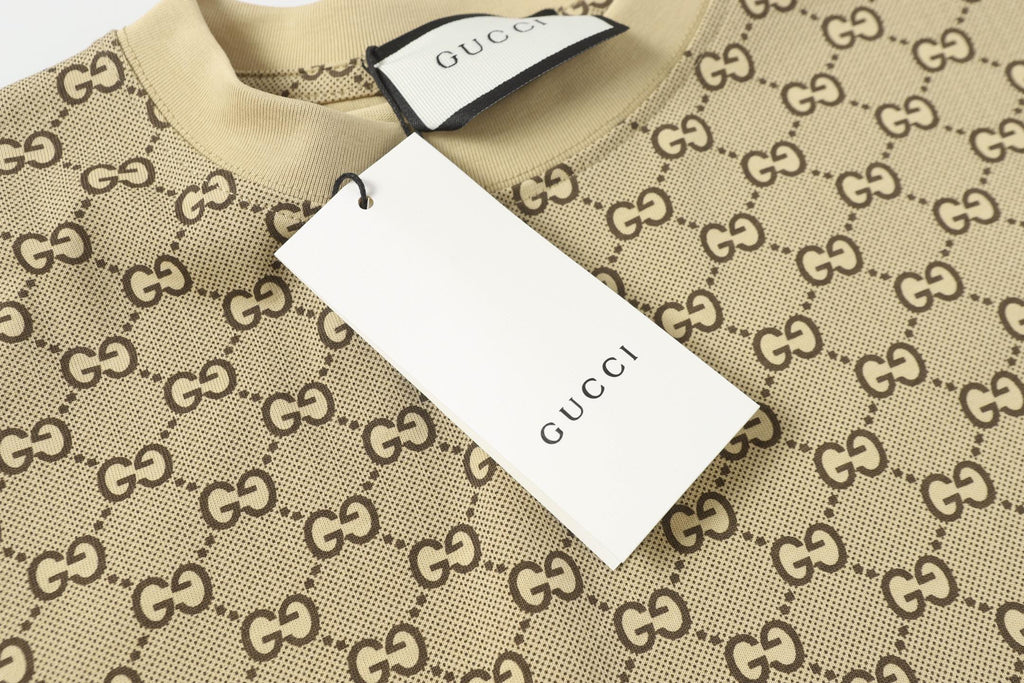 Jacquard rhinestone T-shirt