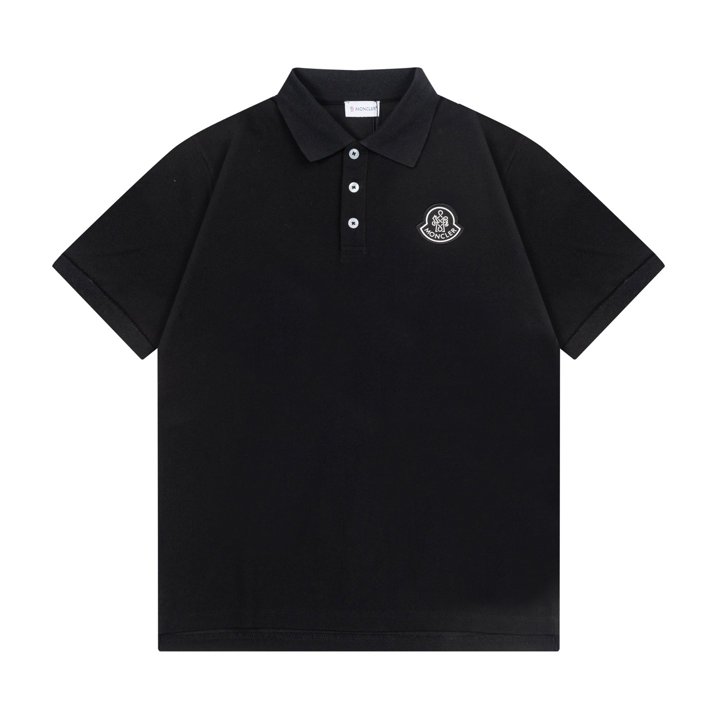Embroidered cotton polo shirt
