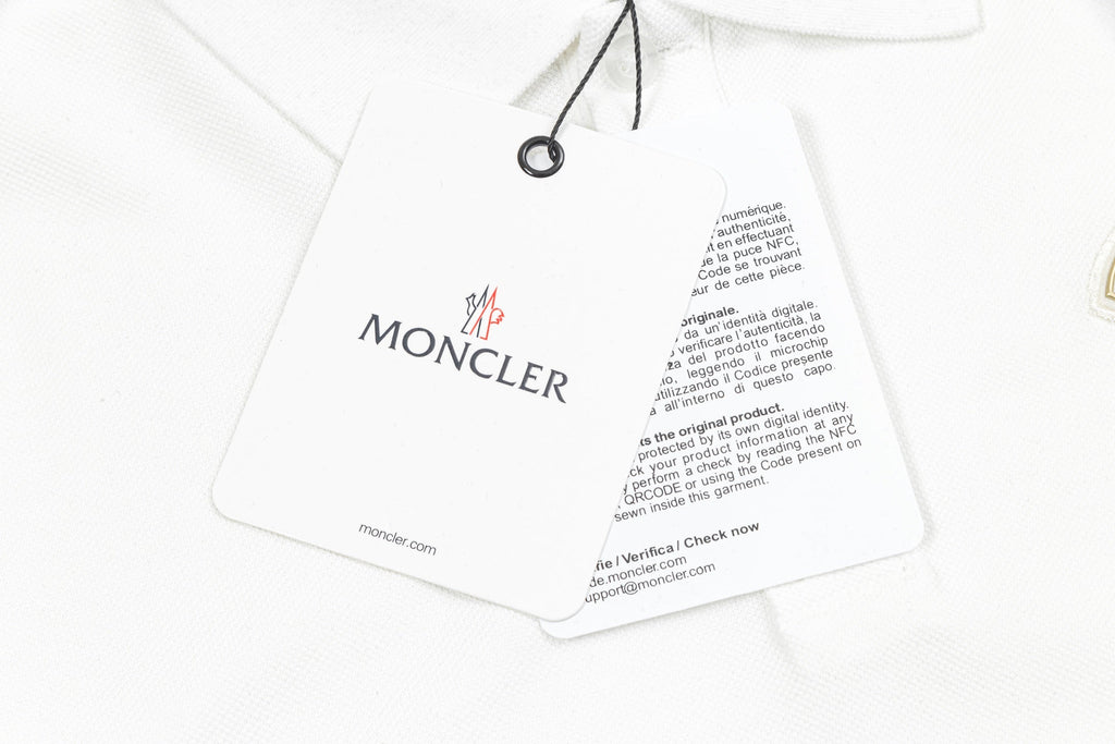 Embroidered cotton polo shirt