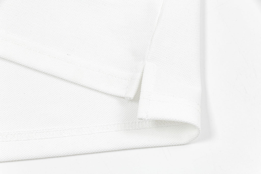 Embroidered cotton polo shirt