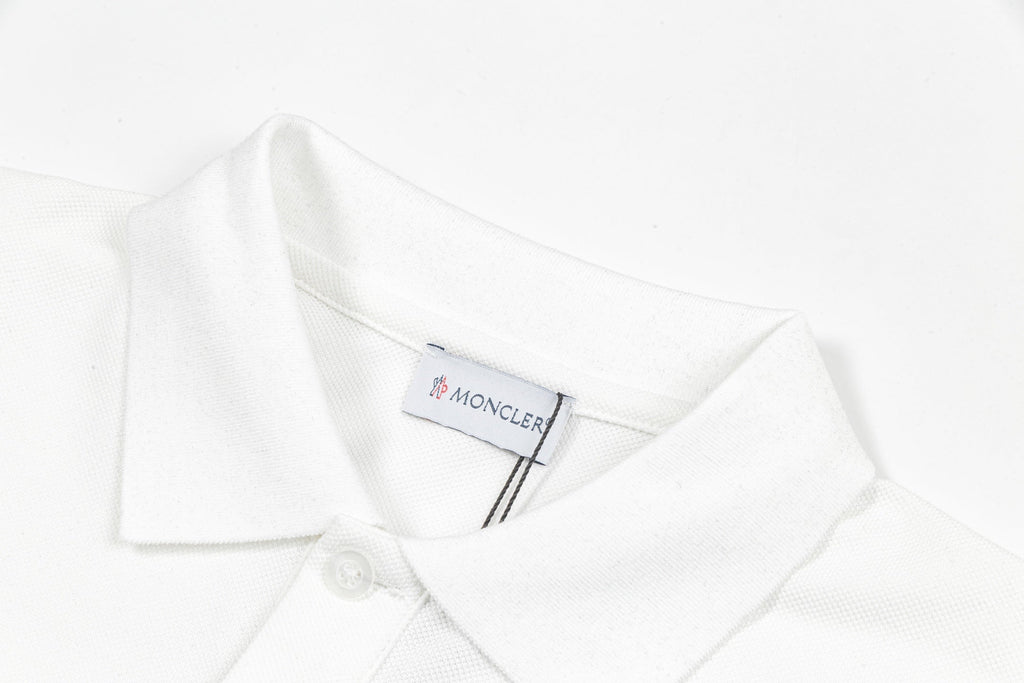 Embroidered cotton polo shirt
