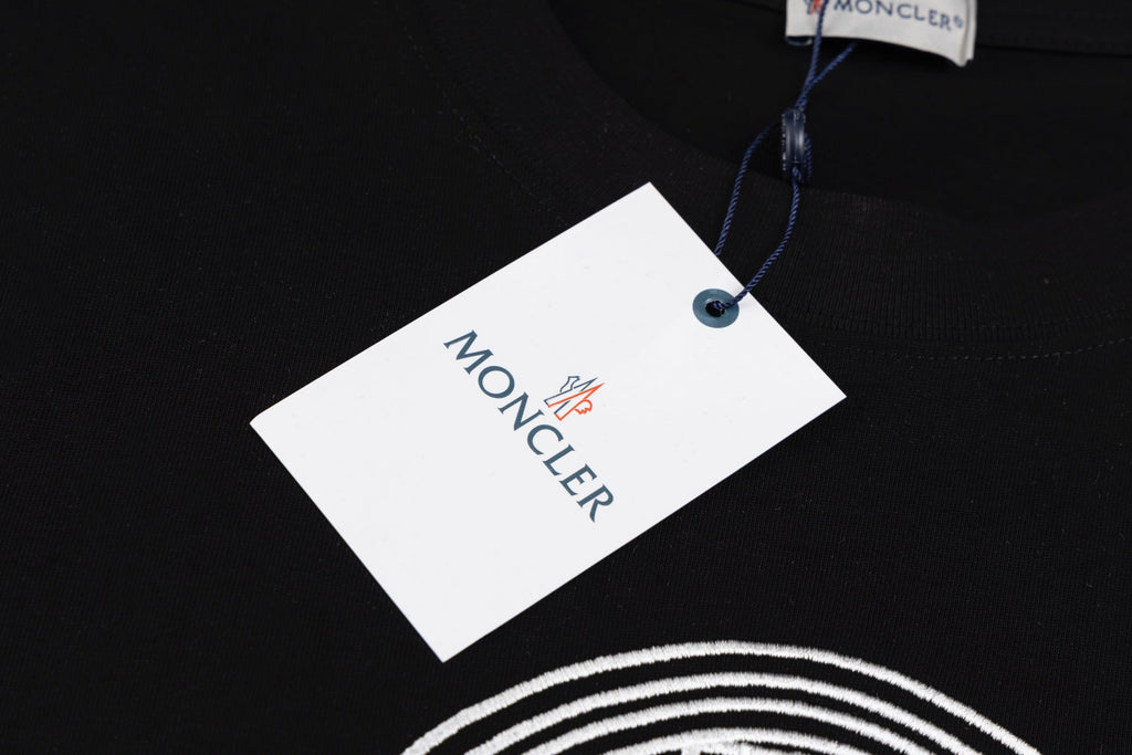 Crew neck printed cotton T-shirt