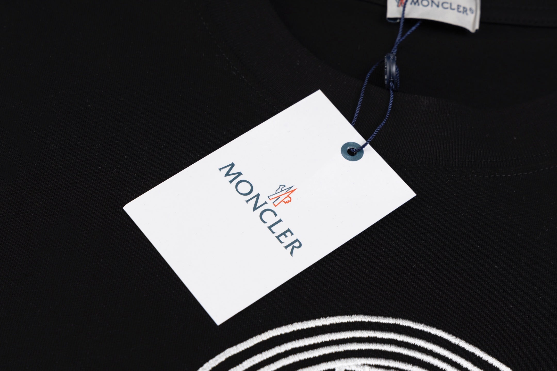 Crew neck printed cotton T-shirt