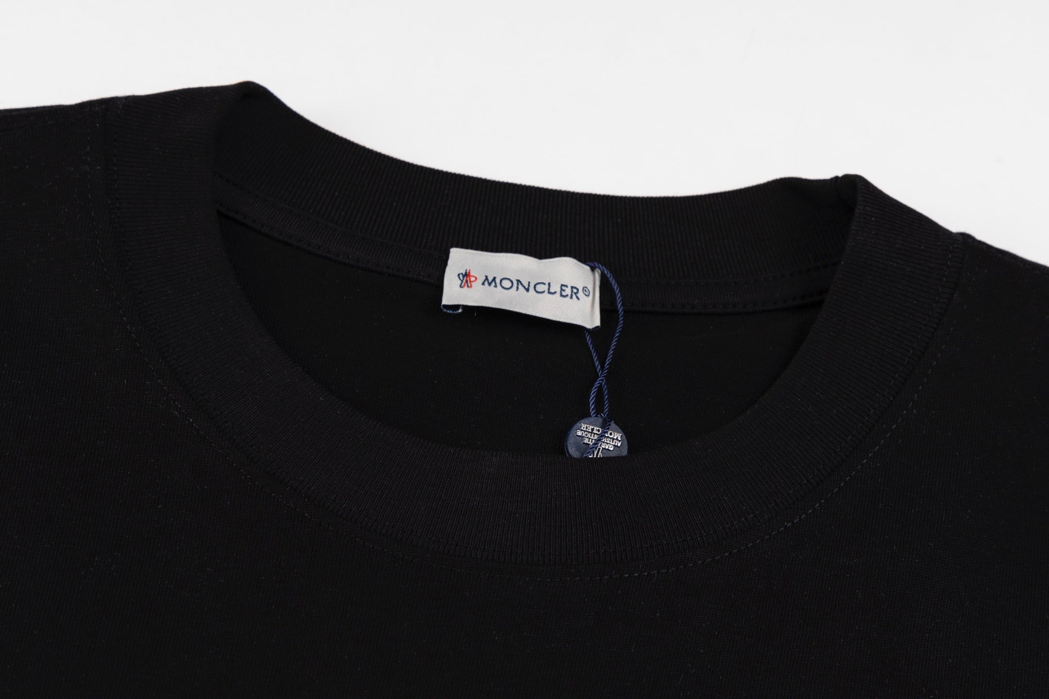 Crew neck printed cotton T-shirt