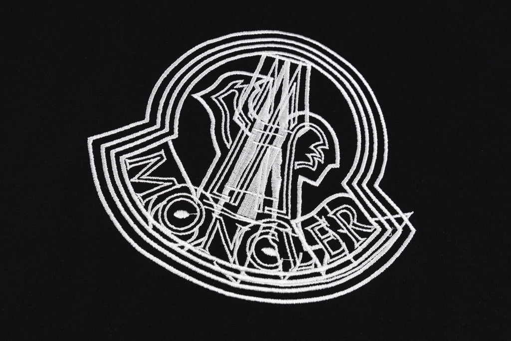 Crew neck printed cotton T-shirt