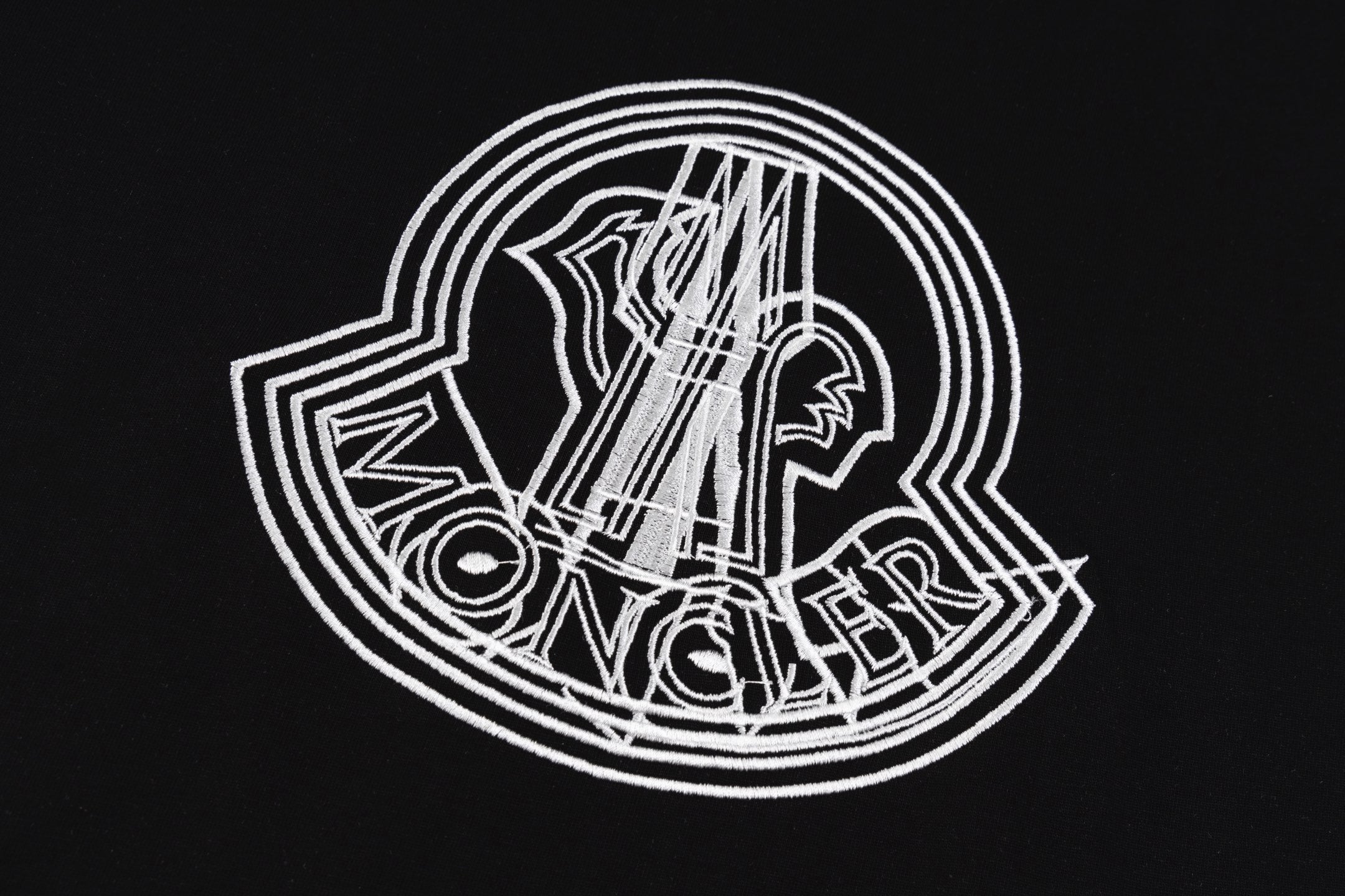 Crew neck printed cotton T-shirt