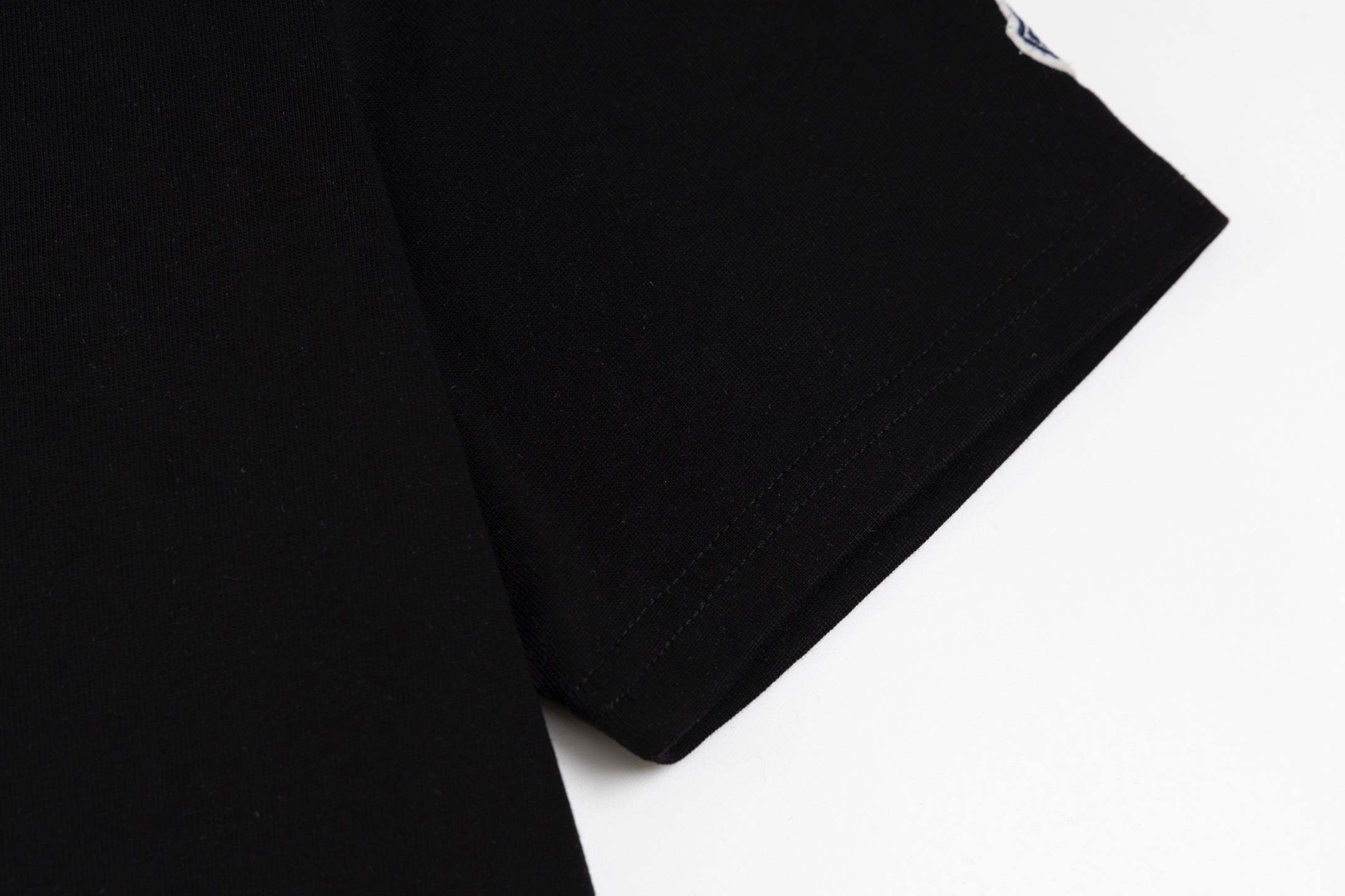 Crew neck printed cotton T-shirt