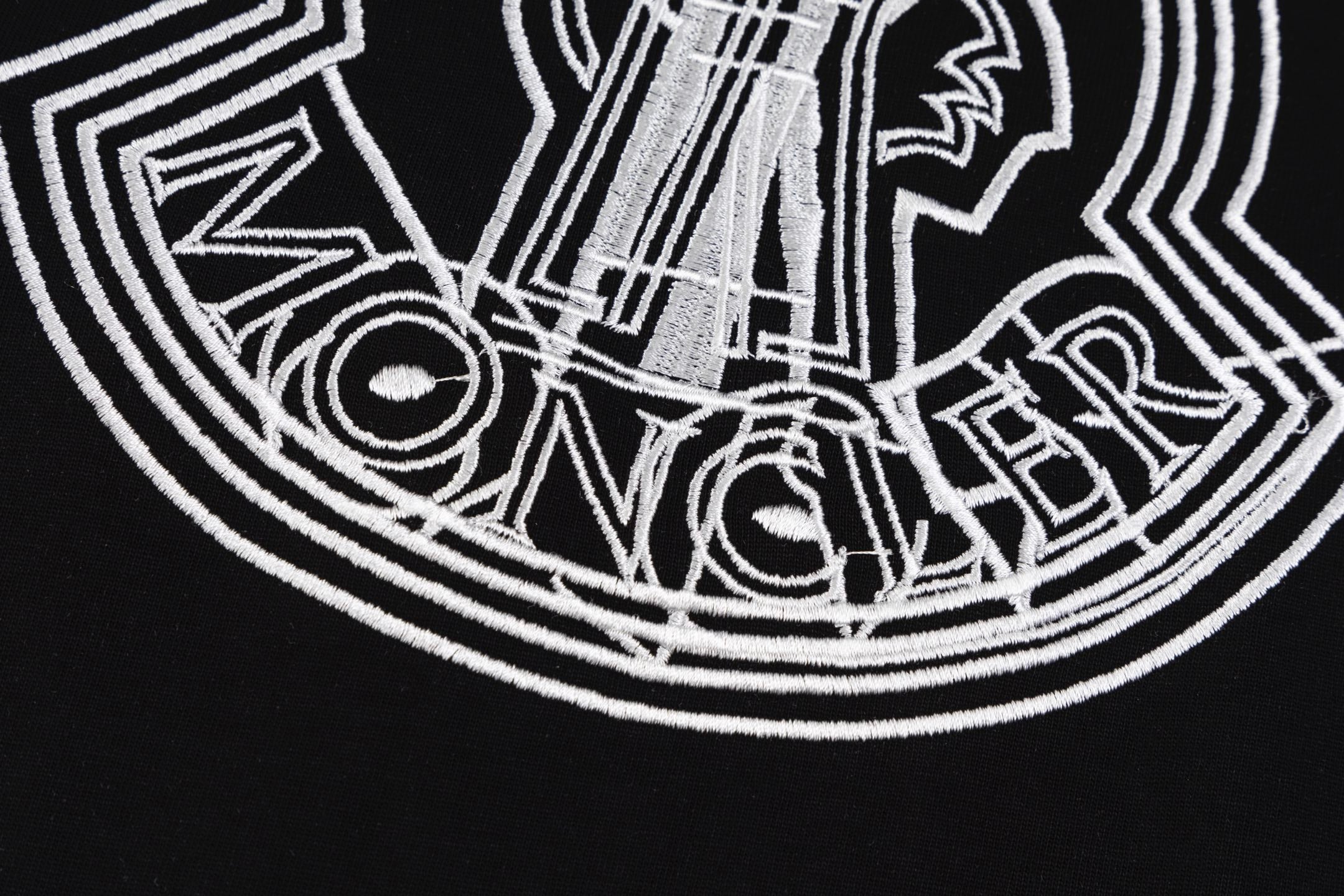 Crew neck printed cotton T-shirt