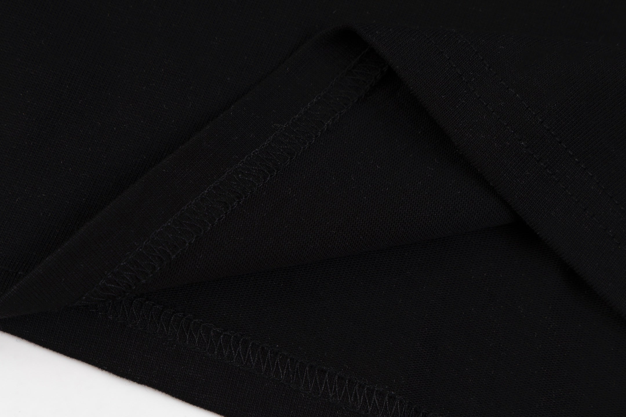 Crew neck printed cotton T-shirt