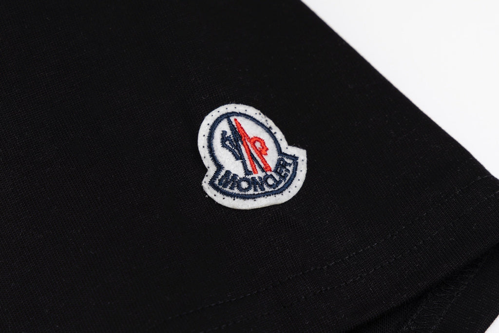 Crew neck printed cotton T-shirt