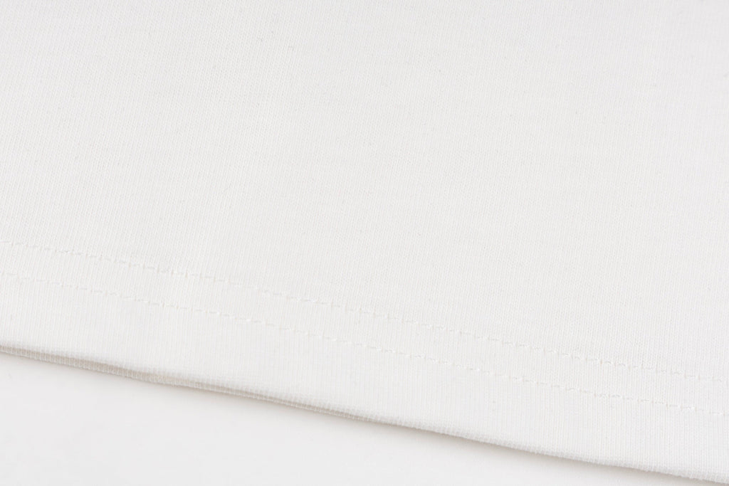 Crew neck printed cotton T-shirt