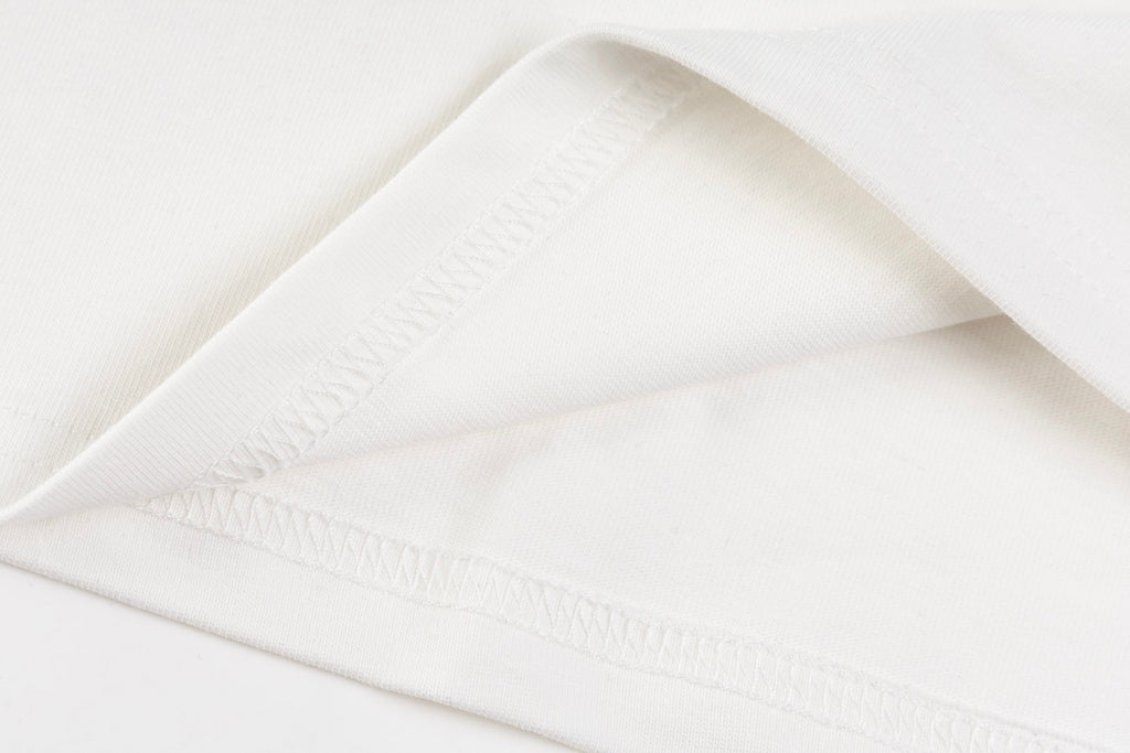 Crew neck printed cotton T-shirt