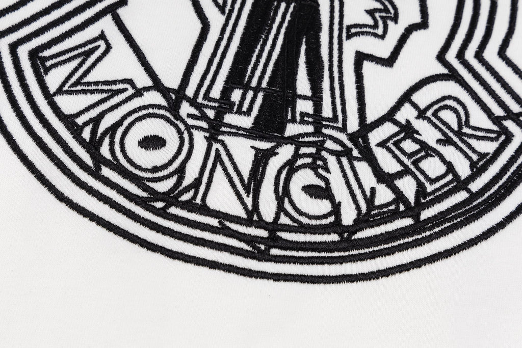 Crew neck printed cotton T-shirt