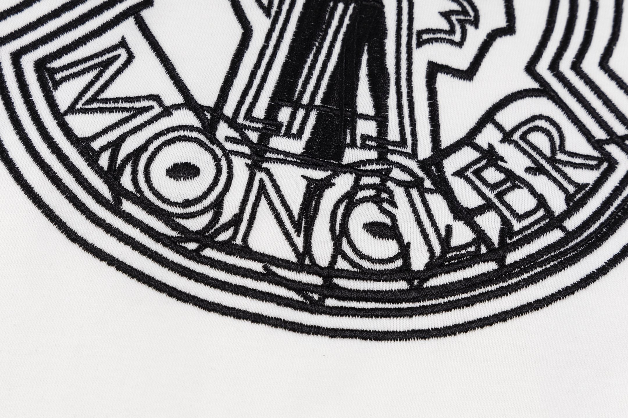 Crew neck printed cotton T-shirt