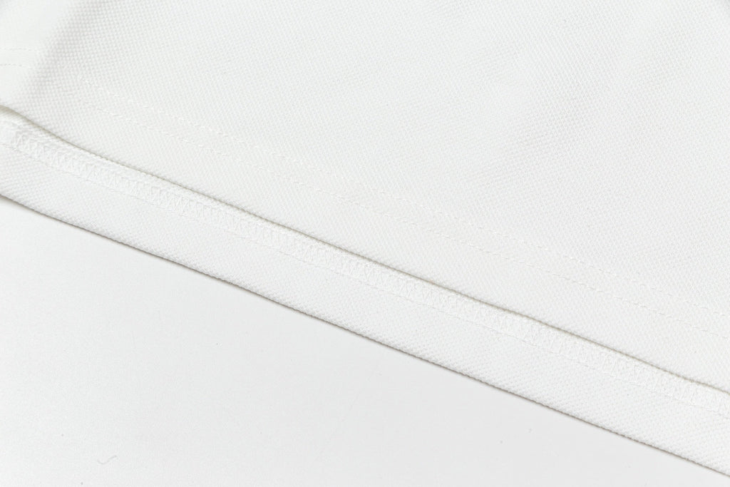 Embroidered cotton polo shirt