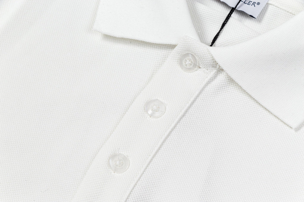 Embroidered cotton polo shirt
