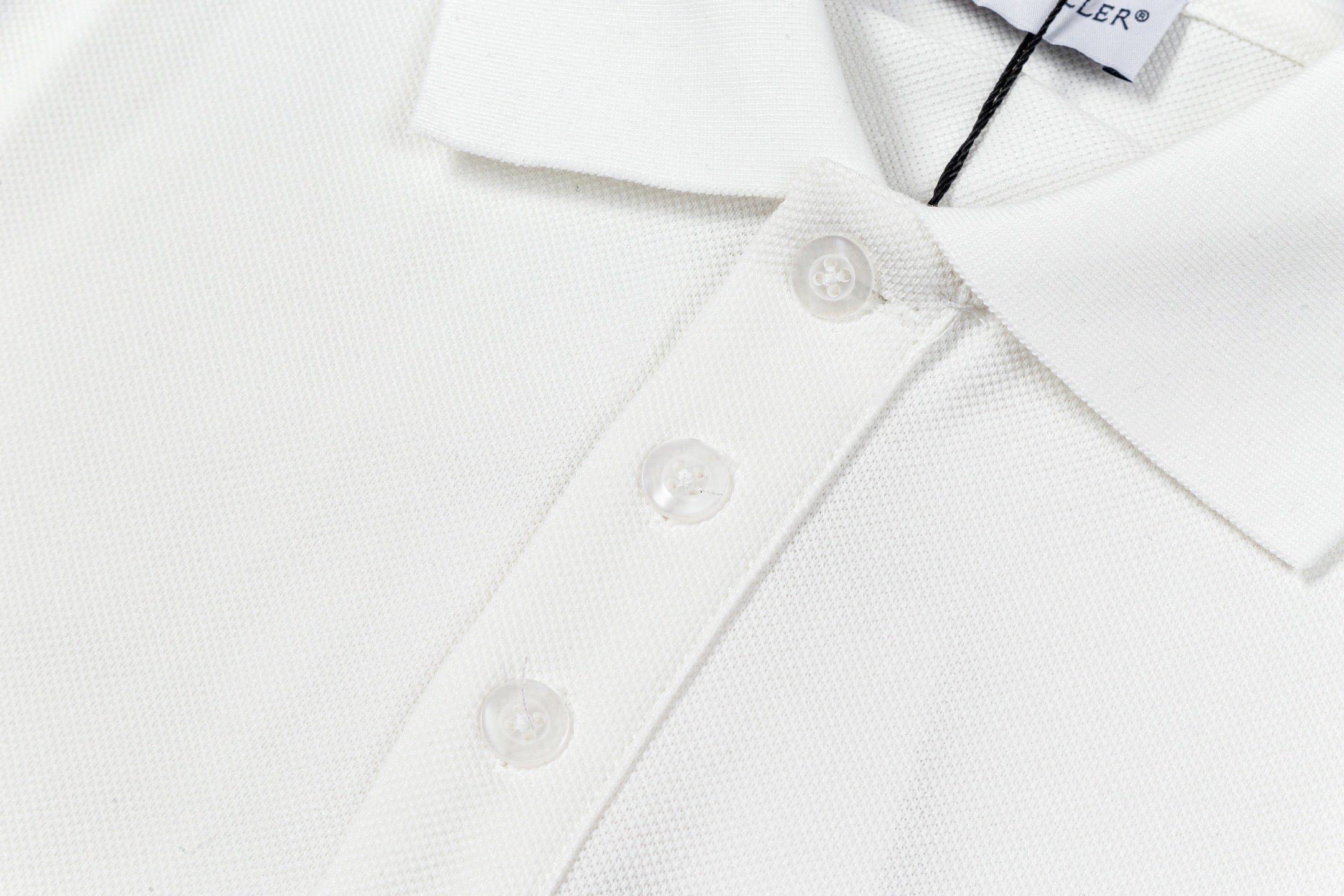 Embroidered cotton polo shirt
