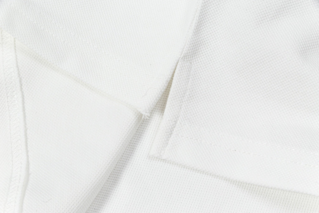 Embroidered cotton polo shirt