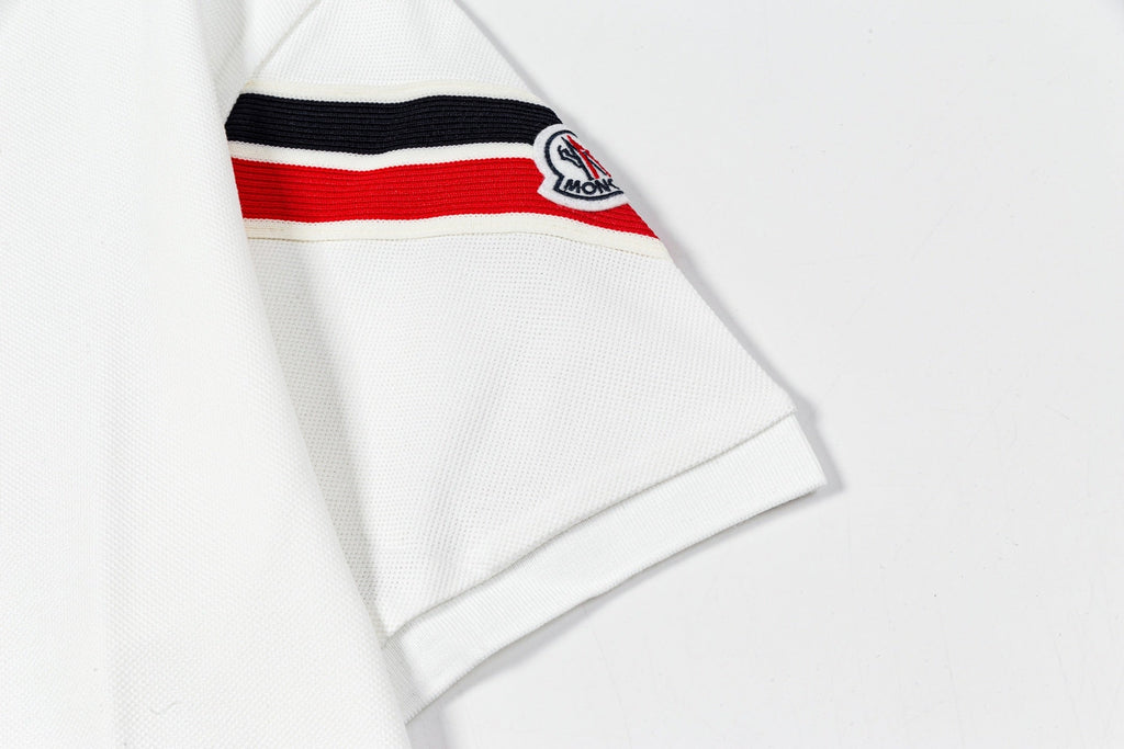 Embroidered cotton polo shirt