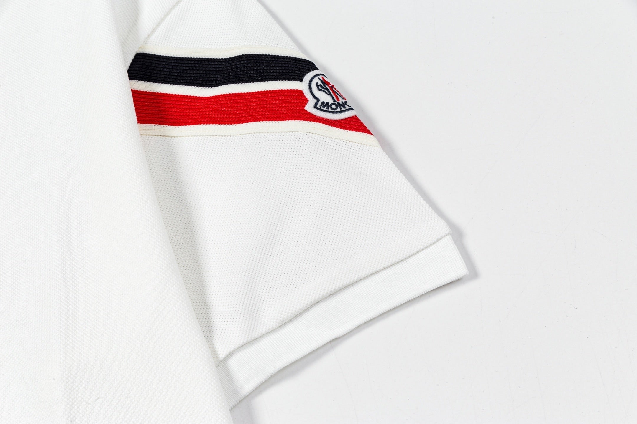 Embroidered cotton polo shirt
