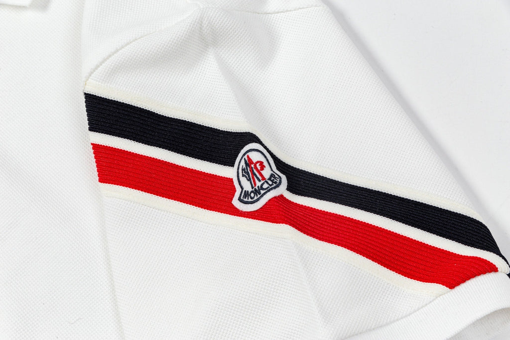 Embroidered cotton polo shirt