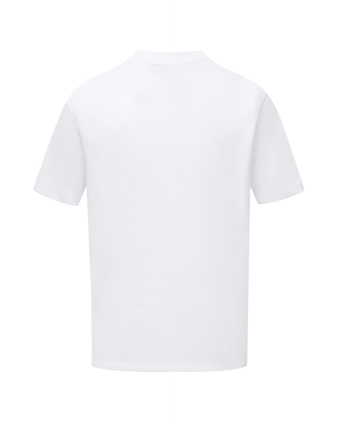 Crew neck printed cotton T-shirt