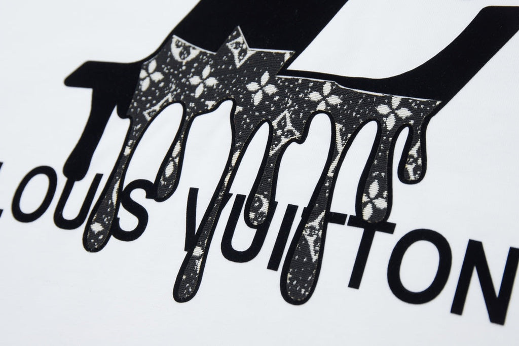 Printed crew neck cotton T-shirt