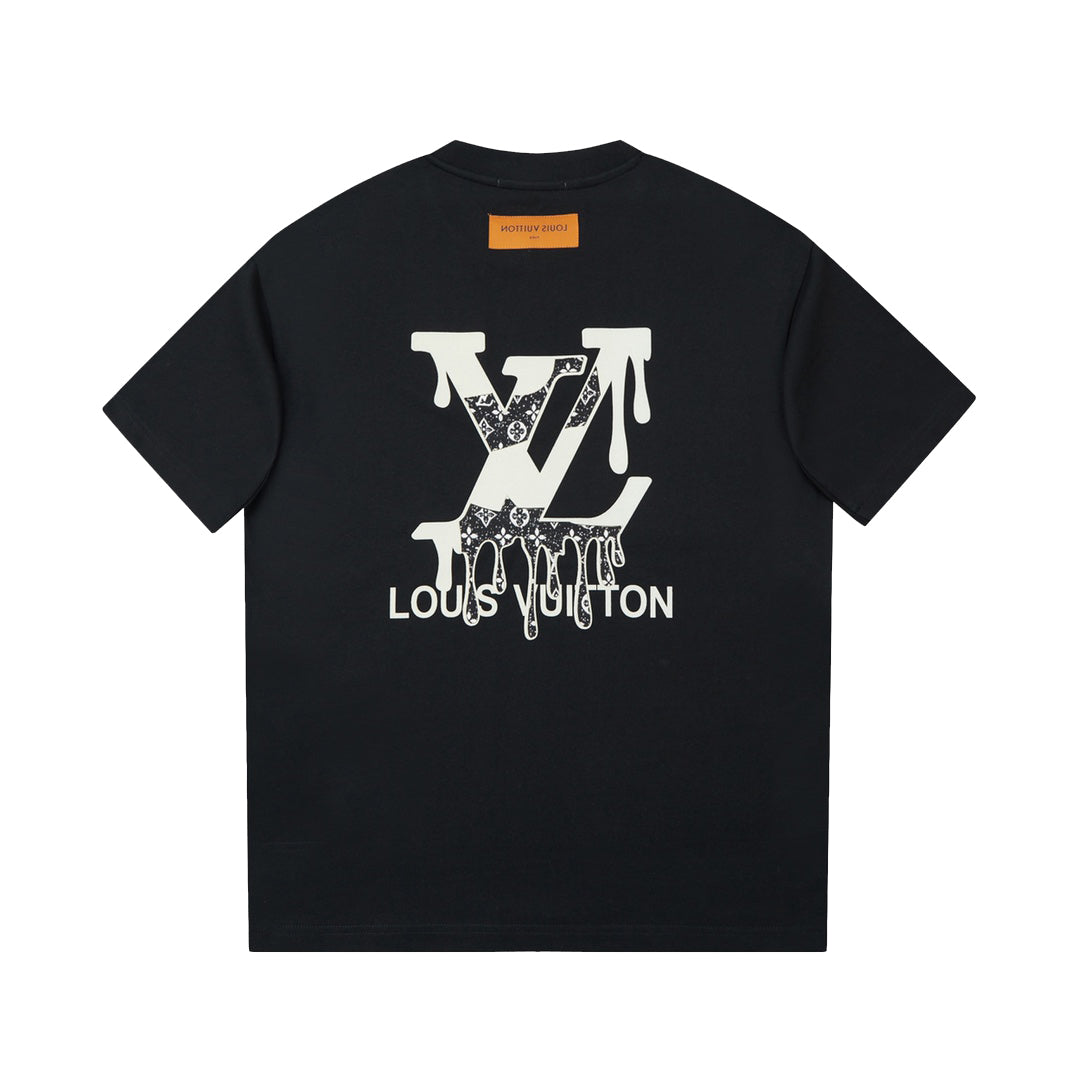 Printed crew neck cotton T-shirt