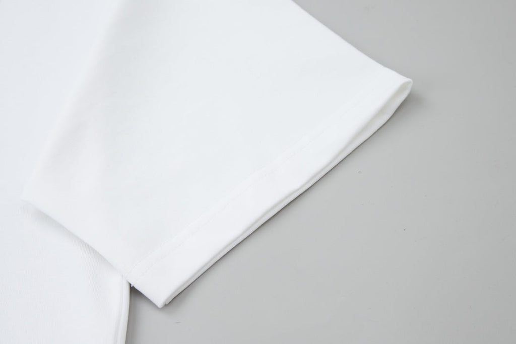 Bubble Embossed Cotton T-Shirt