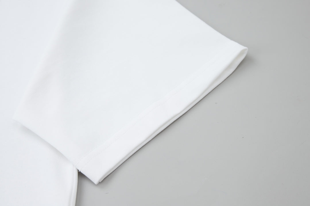 Bubble Embossed Cotton T-Shirt