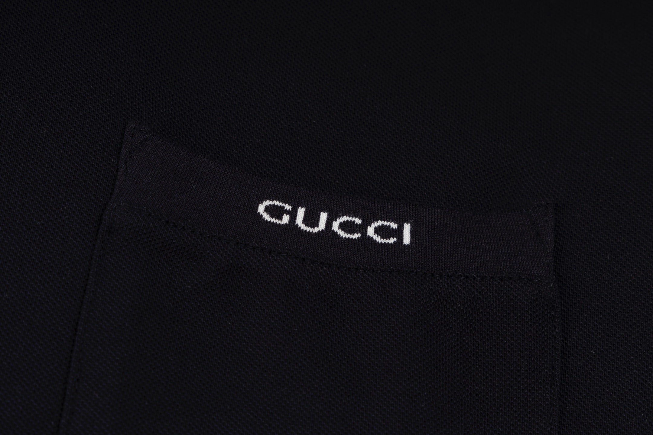 Lapel cotton polo shirt