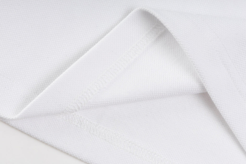 Lapel cotton polo shirt