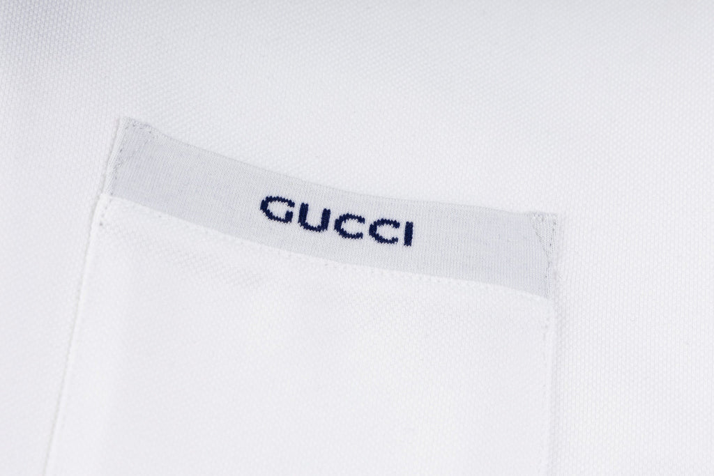 Lapel cotton polo shirt