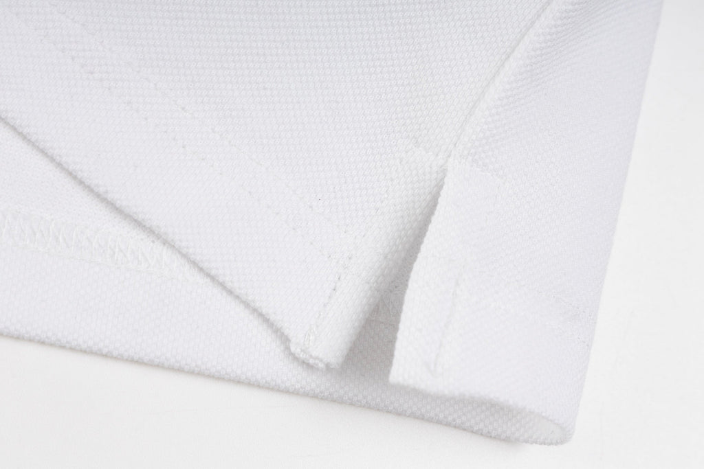 Lapel cotton polo shirt