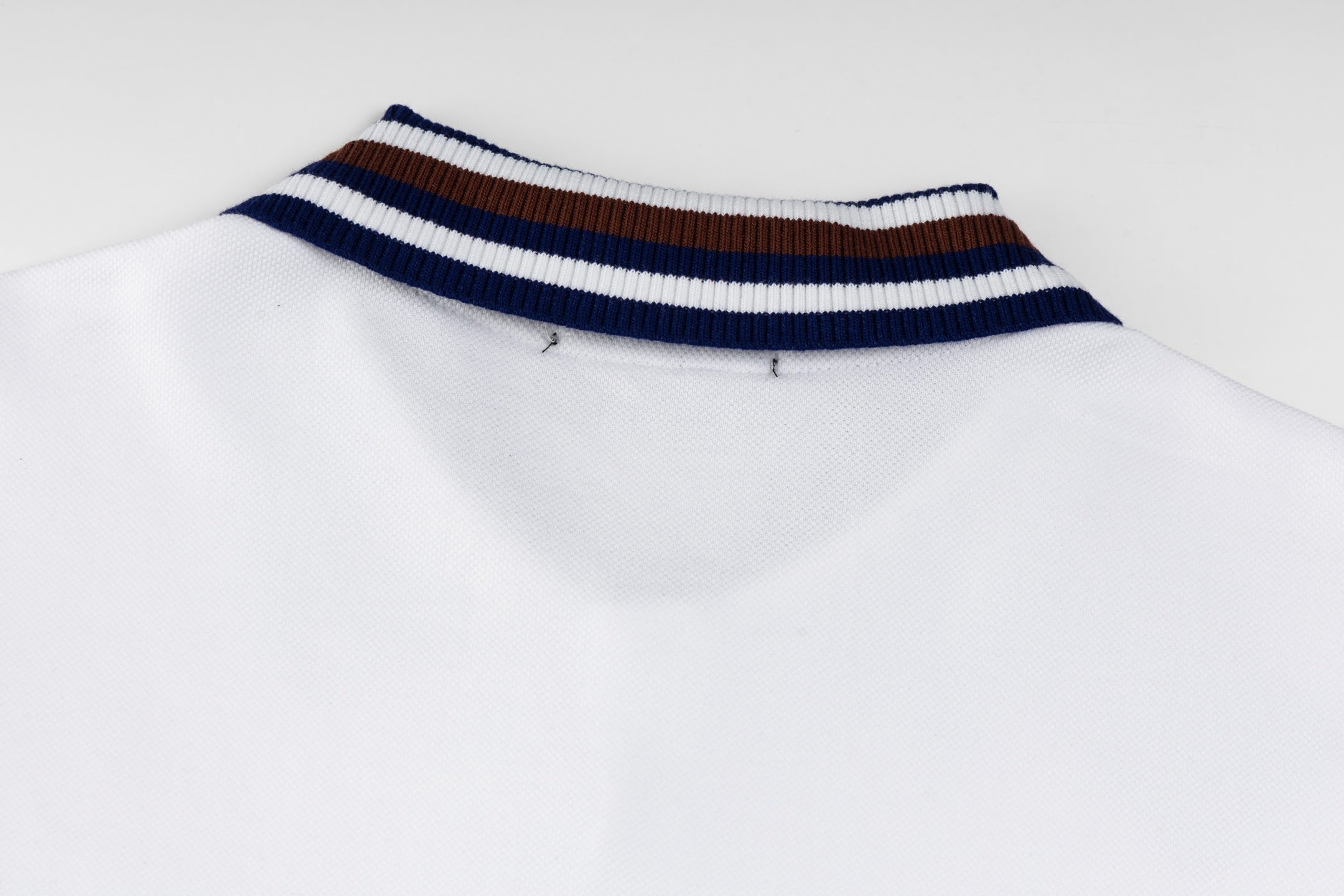 Lapel cotton polo shirt