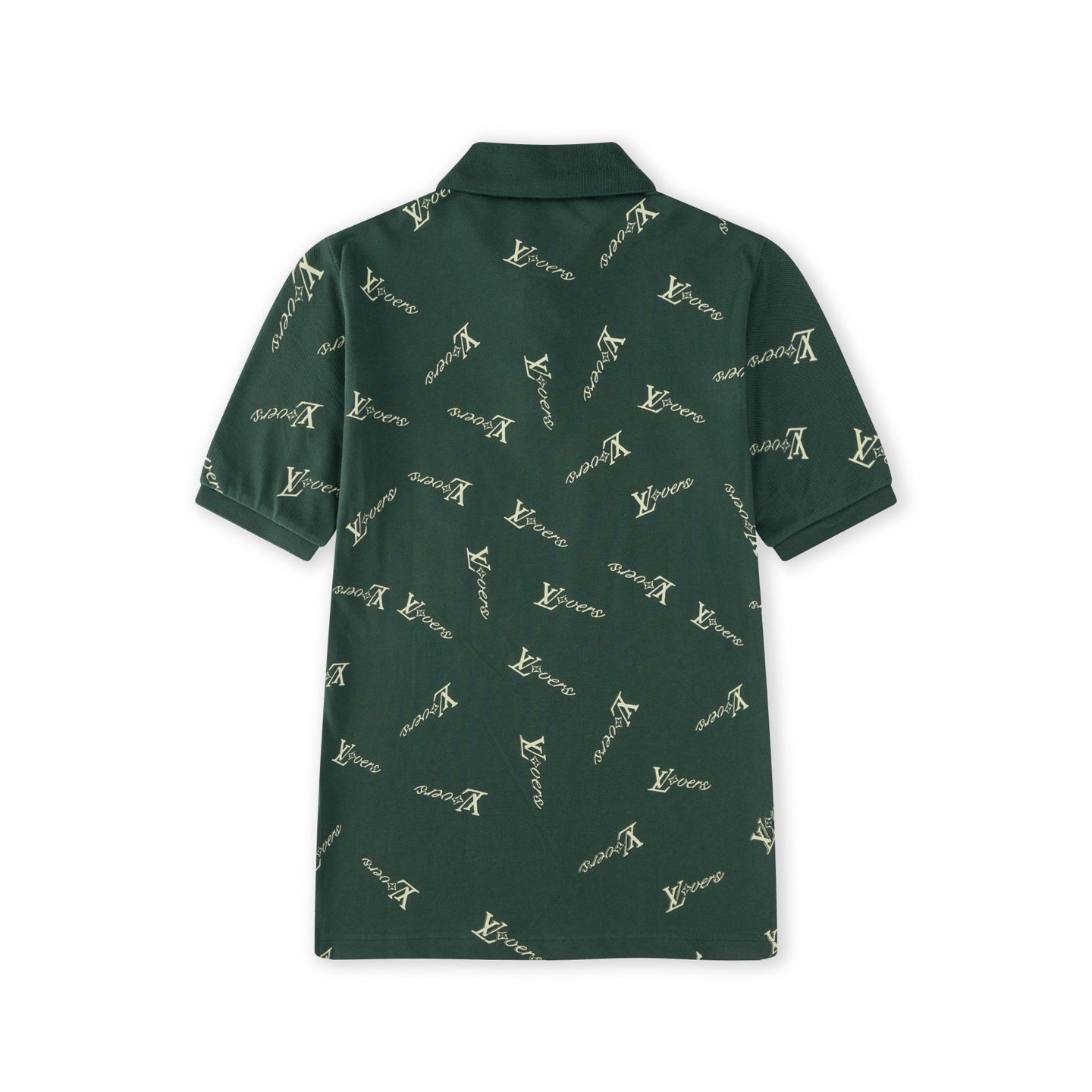 Irregular Print Polo Shirt
