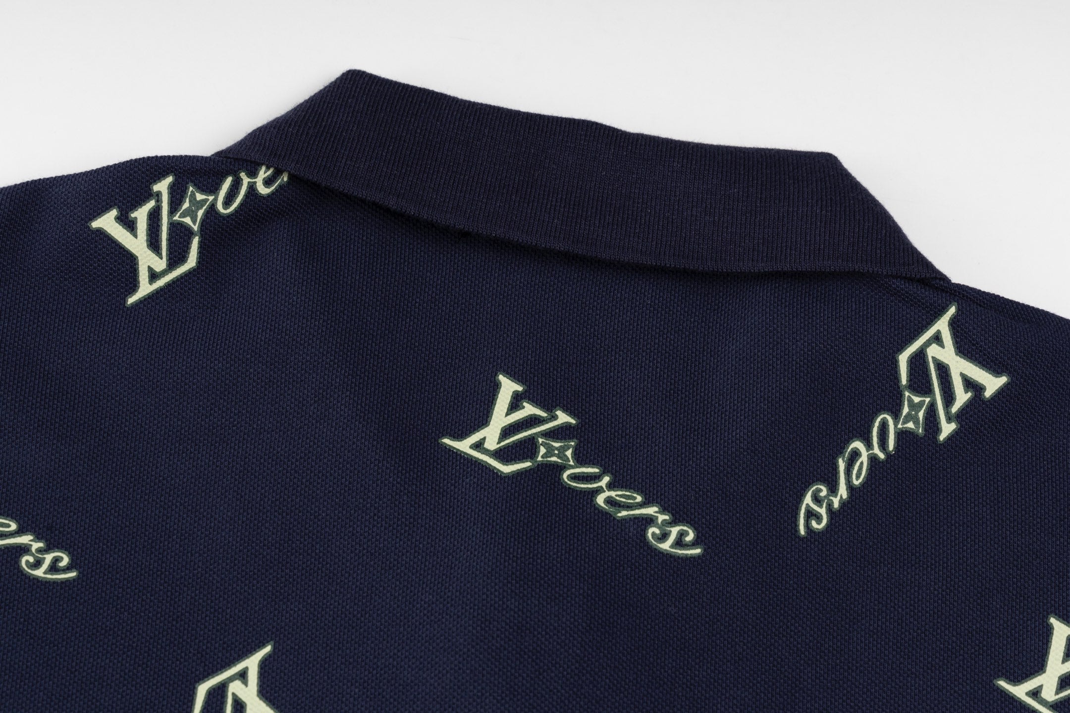 Irregular Print Polo Shirt