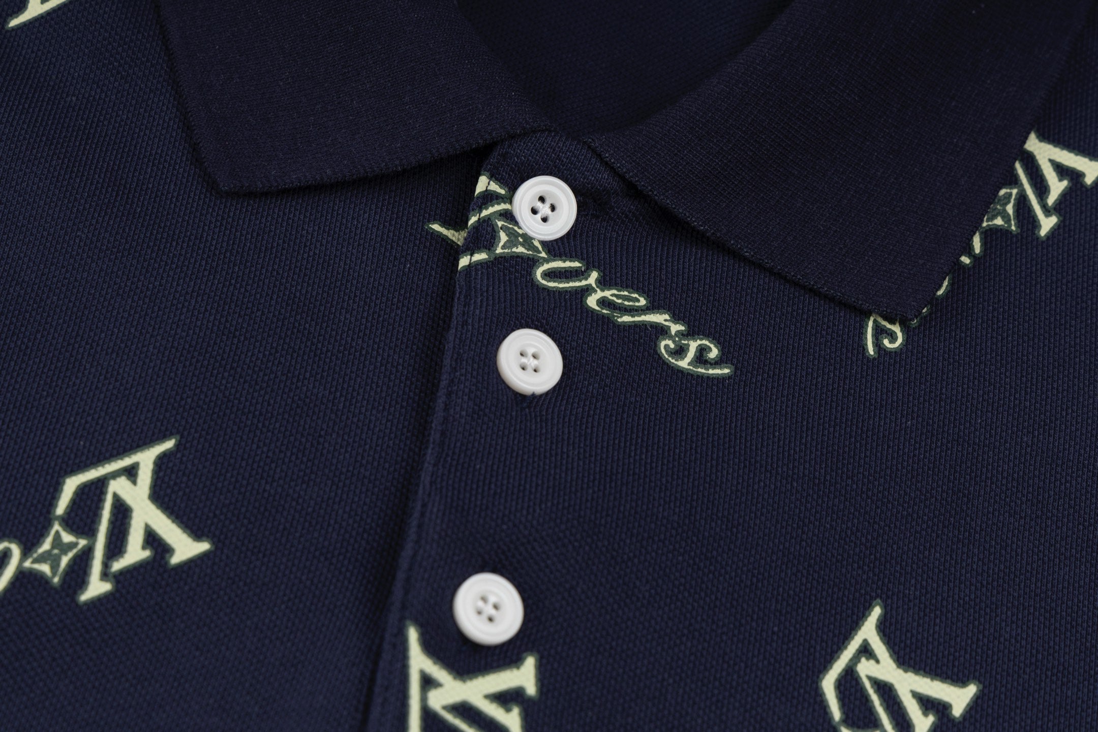 Irregular Print Polo Shirt