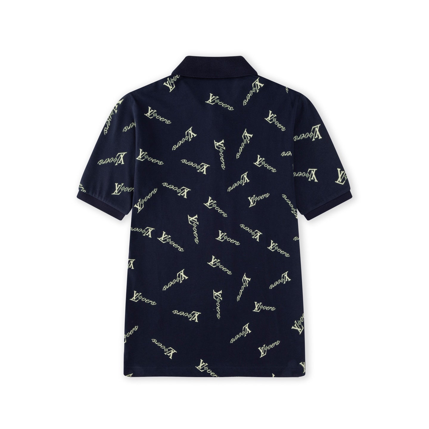 Irregular Print Polo Shirt